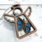 3.5" (H) Morpho Blue Butterfly Ornament - Handcrafted in Texas - Mother's Angels® Christmas Angel Wings Figurine
